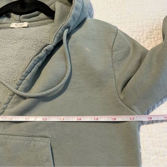 ✨ John Galt Women’s Sage Green Gray Hoodie - Picture 10 of 11